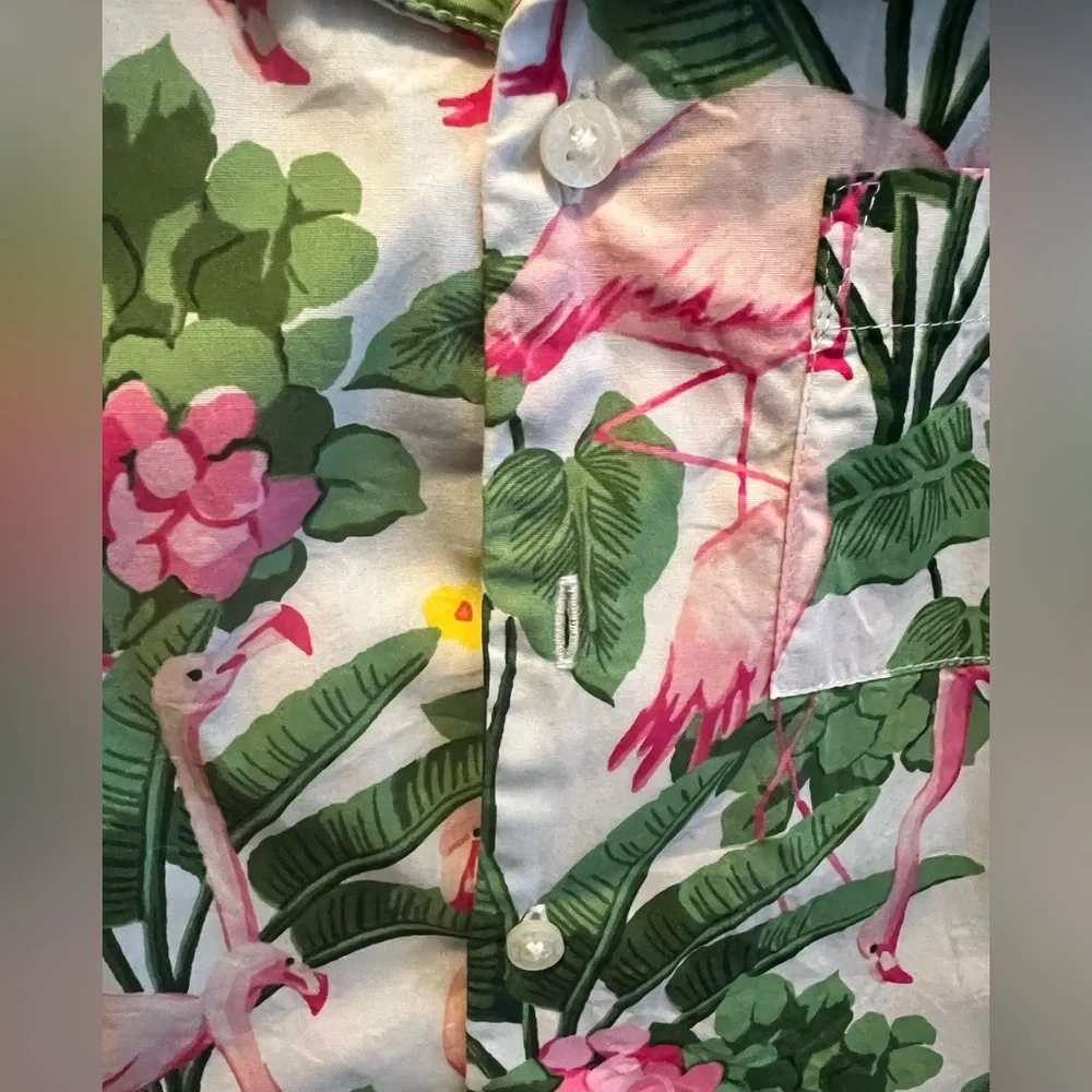 Janie & Jack Flamingo shirt - Picture 3 of 5